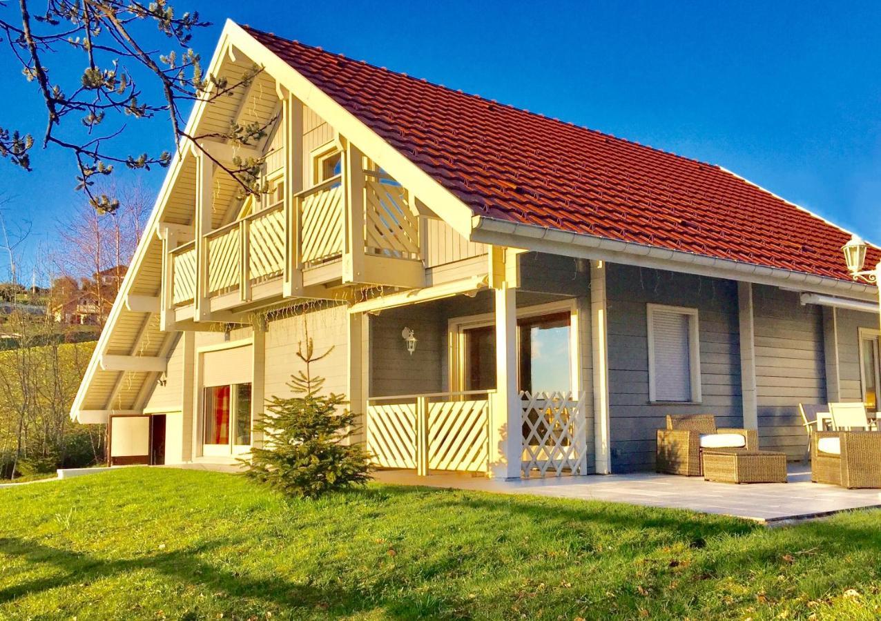 Chalet Le Flocon Bleu - Mauselaine Avec Vue Sur Le Lac De Gérardmer Buitenkant foto