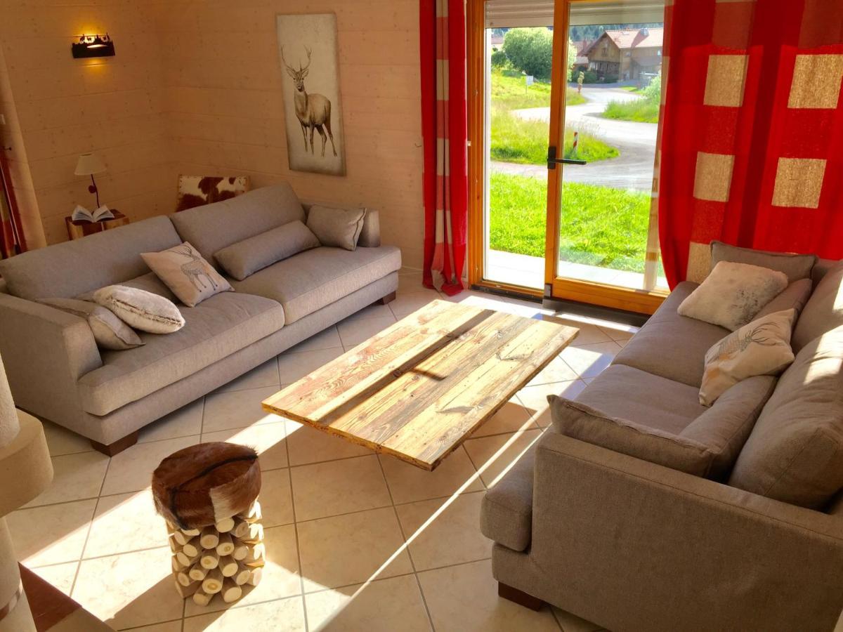Chalet Le Flocon Bleu - Mauselaine Avec Vue Sur Le Lac De Gérardmer Buitenkant foto