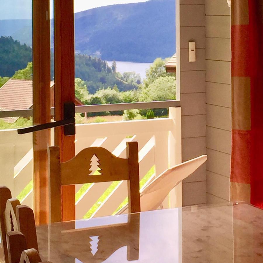 Chalet Le Flocon Bleu - Mauselaine Avec Vue Sur Le Lac De Gérardmer Buitenkant foto
