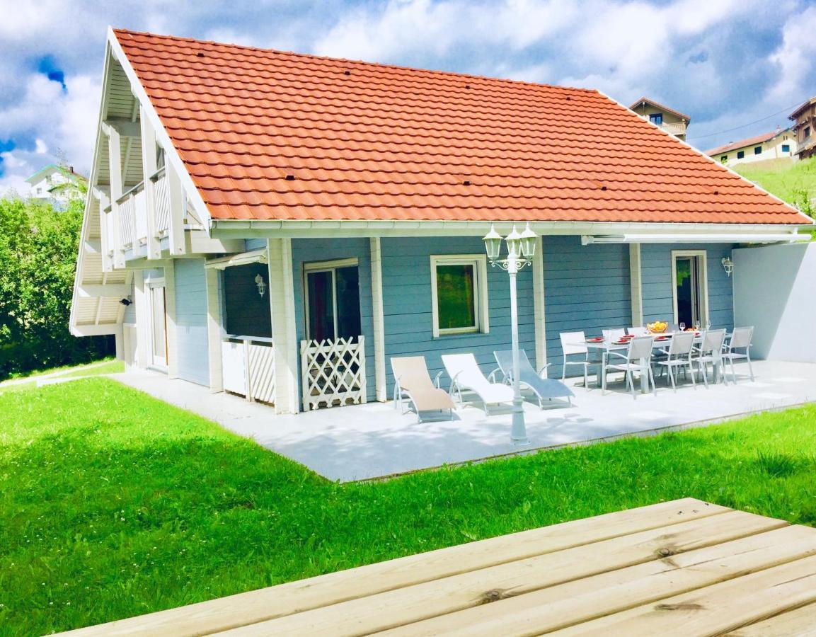 Chalet Le Flocon Bleu - Mauselaine Avec Vue Sur Le Lac De Gérardmer Buitenkant foto